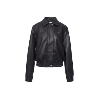 Ariseism Leather Jacket Women's Dark Umber