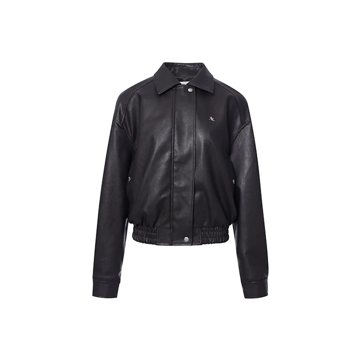Ariseism Leather Jacket Women's Dark Umber-0