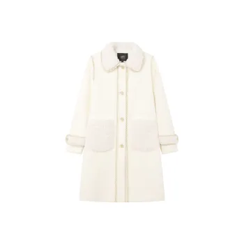 LOUISY AO Coats Women's Ecru