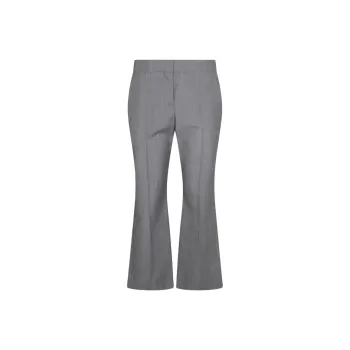 Alexander McQueen Pleat-Detailed Flared Trousers