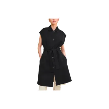 HERMES FW24 Coats Women's Black