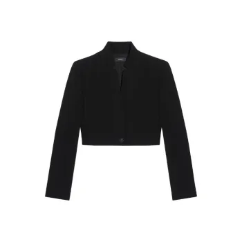 THEORY Cropped Coats Women's Black