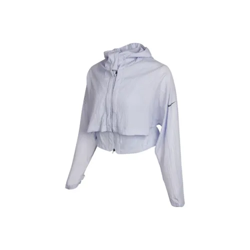 Nike Cropped Coats Women's Purple