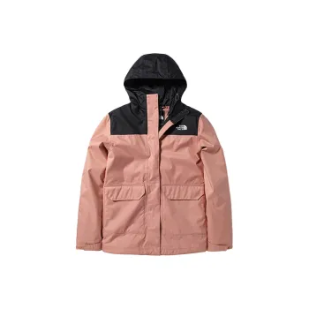 THE NORTH FACE Outdoor Hiking Waterproof, Windproof, And Breathable Windbreaker Jacket Women's Pink