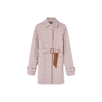 FANSIZHE Trench Coat Women's Pink