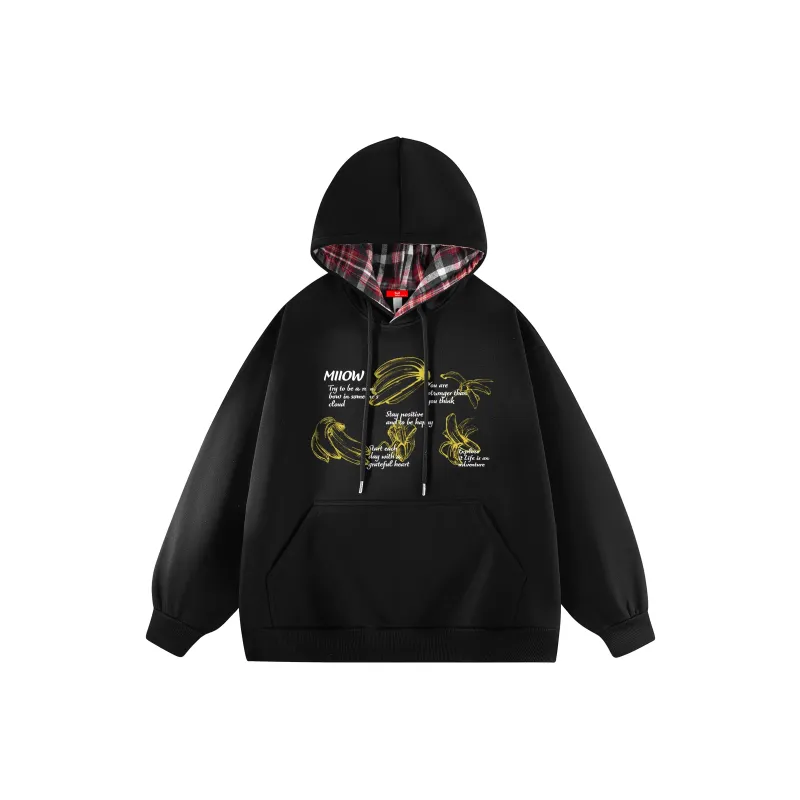 MIIOW Trend Party Series Sweatshirt Unisex Black-0
