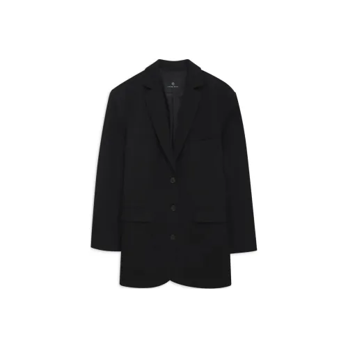 Anine Bing Quinn Wool Blazer Dress