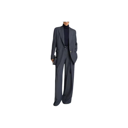 MICHAEL KORS Sharkskin Denim Boyfriend Blazer