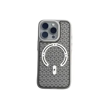 Wei Xin Acrylic Material Maze Plaid Magnetic Phone Cases Compatible With IPhone 16/15 Pro Max/Apple 13/14 Pro/Max