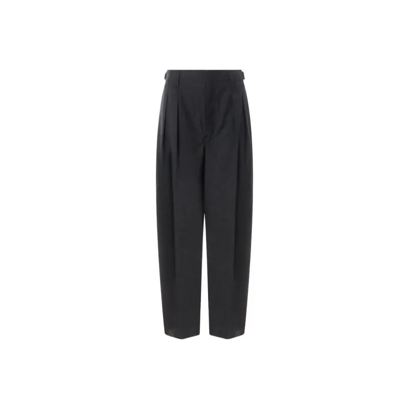 Lemaire Pleated Tapered Leg Trousers-0