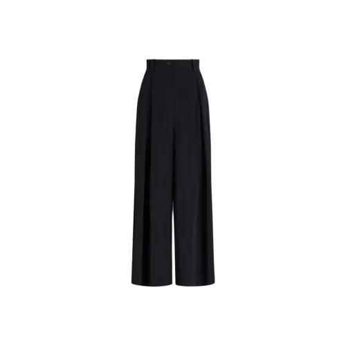 SCANLAN THEODORE Silk Crop Trouser Casual Pants Women's NAVY/Marine Blue
