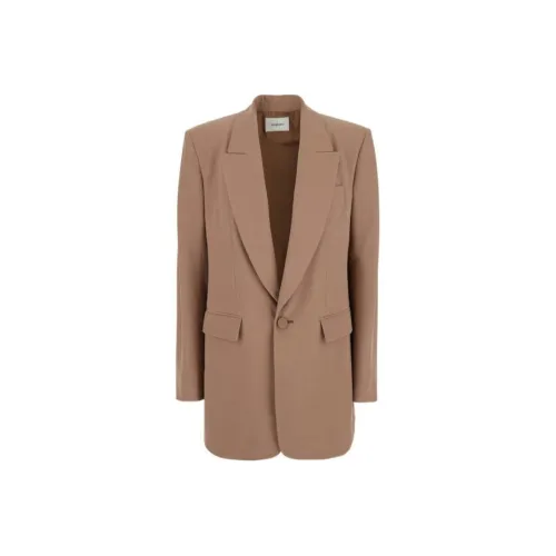 SAINT LAURENT Single Breasted Blazer 'Cappuccino'