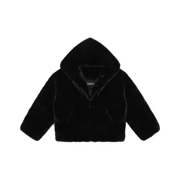 SMFK SMFK X Wonderland Cropped Coats Women's Midnight Black