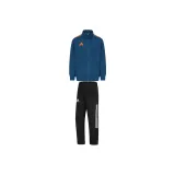 Clothing Sets (Dark Blue Base with Orange Stripes Top+Black White Pants)