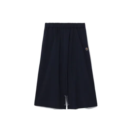 A BATHING APE Head Series Casual Pants Women's Black