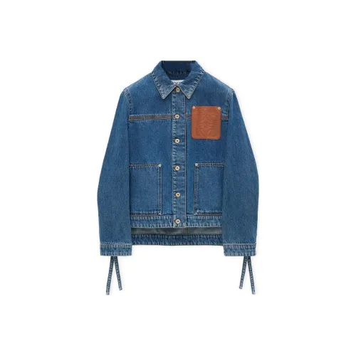 LOEWE Denim Jacket Women's Denim Blue