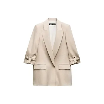 ZARA Business Suit Women's Beige