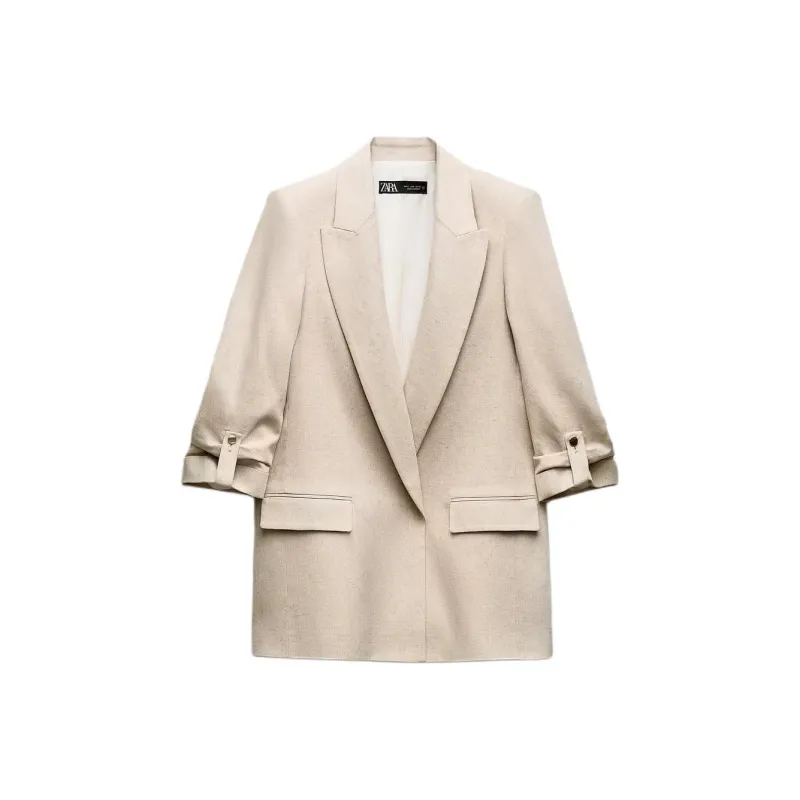 ZARA Business Suit Women's Beige-0