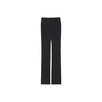 SAINT LAURENT Knitted Sweatpants Women's Black