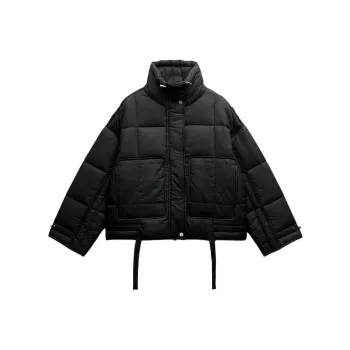 ZARA Puffer Jacket Women's Black