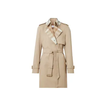 Burberry SS22 Trench Coat Women's Soft Yellow Brown