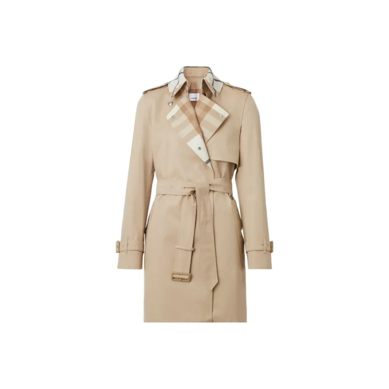 Burberry SS22 Trench Coat Women's Soft Yellow Brown-0