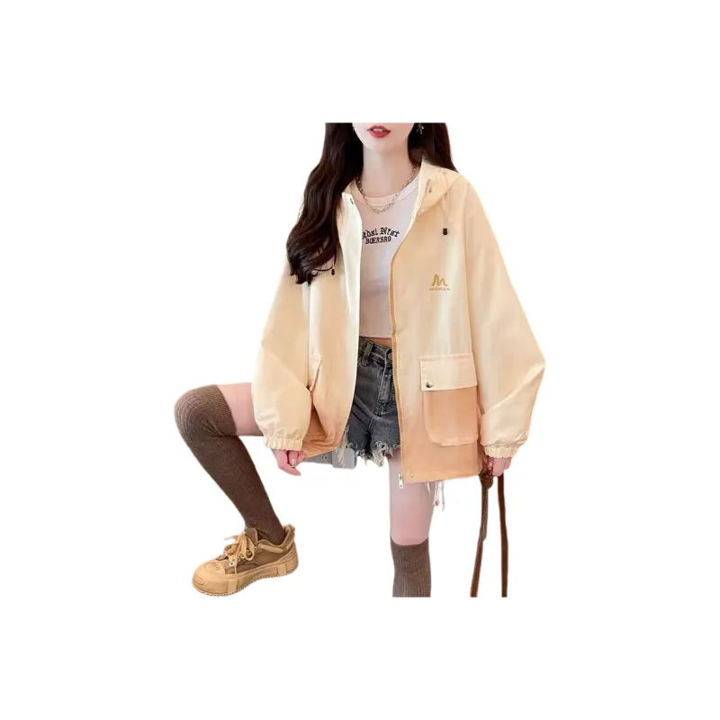 Oudifu Cropped Coats Women's-1