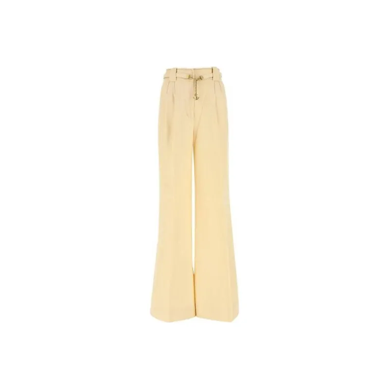 Zimmermann Knitted Sweatpants Women's Yellow-0