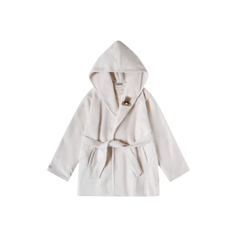 TORIGHT Velvet feel Coat Women's White-0