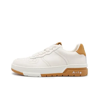 Arte In Acti Cushioning Abrasion Resistant Breathable Low Top Skateboard Shoes Unisex Ecru