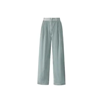 Read Twelve Casual Pants Women's Xiao Bo Green