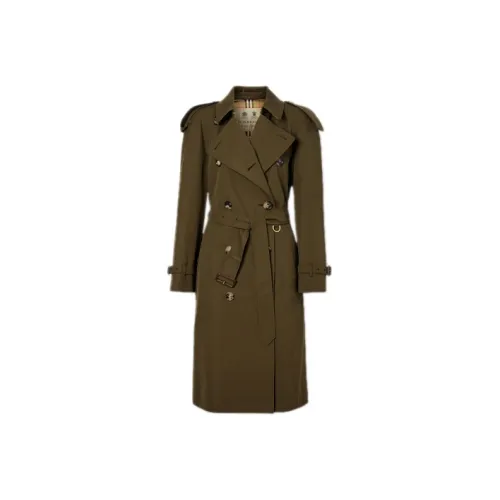 Burberry Trench Coat Women's Dark Army Khaki