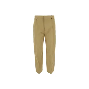 Bottega Veneta Cropped Straight Leg Trousers