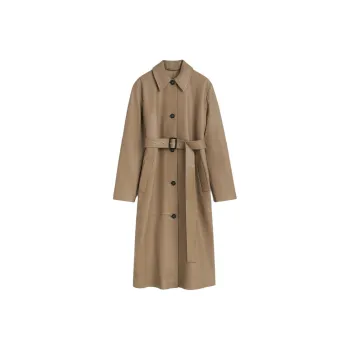 TOTEME Belted Leather Coat
