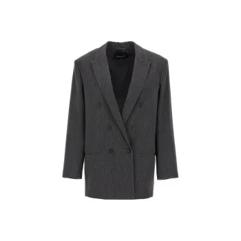 Fabiana Filippi Pinstriped Double Breasted Blazer