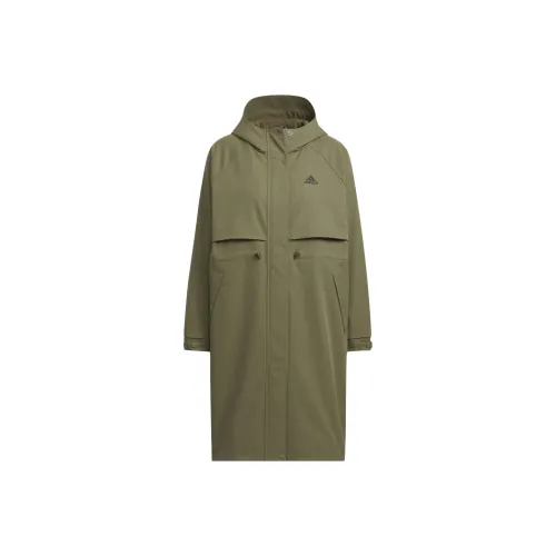 Adidas Sport Performance Trench Coat Women's Green