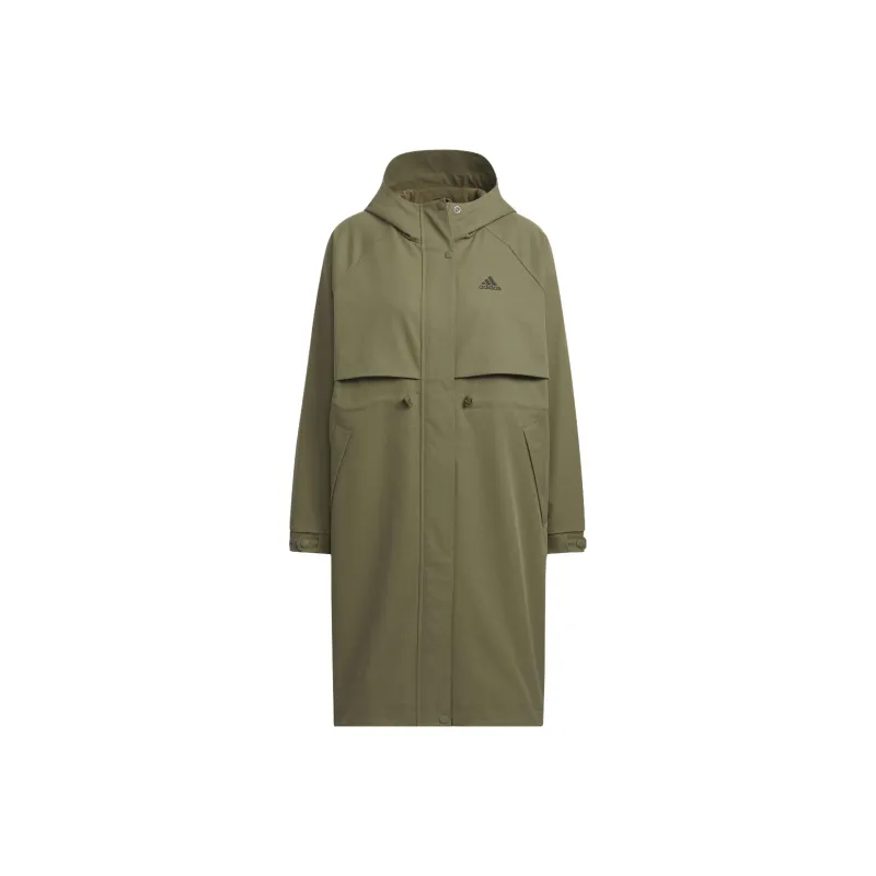 Adidas Sport Performance Trench Coat Women's Green-0