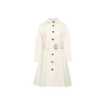 LI NING 1990 Trench Coats Women's Light Antique Yellow