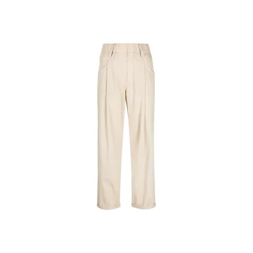 Brunello Cucinelli Elastic Waist Turn-Up Brim Trousers