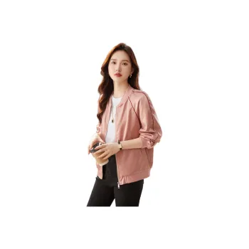 Still Quiet Baseball Jacket Women's Pink