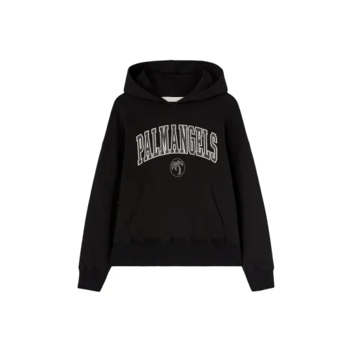 PALM ANGELS College Palm Hoodie 'Black/Ivory'