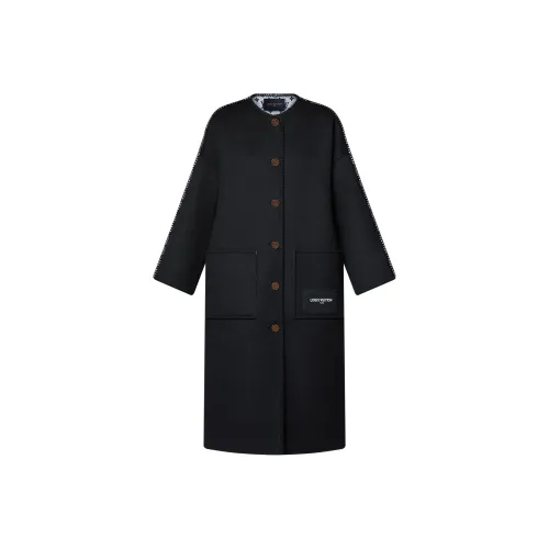 LOUIS VUITTON Double Face Blanket Stitch Coat