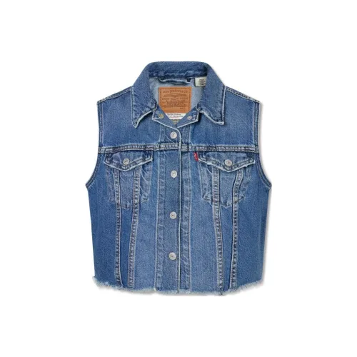 Levis Vests Women's Blue