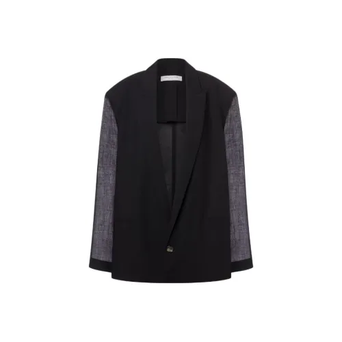 PHILOSOPHY DI LORENZO SERAFINI Single Breasted Straight Hem Blazer