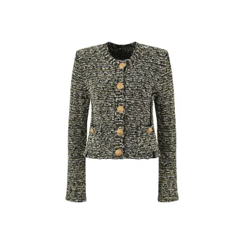 CHARM PICK Cropped Coats Women's Image Color