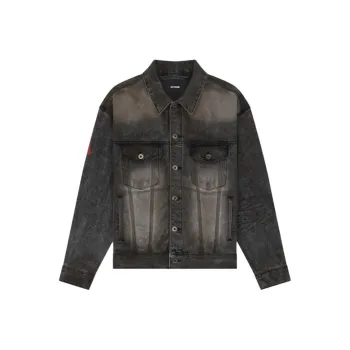 WE11DONE FW24 Denim Jacket Women's Black