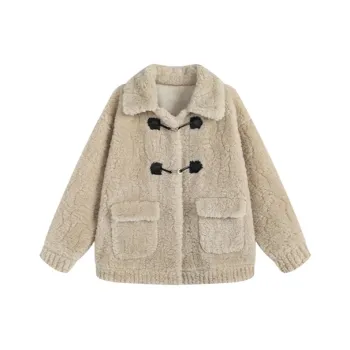 KING PRINCE Velvet feel Coat Women's Coffee