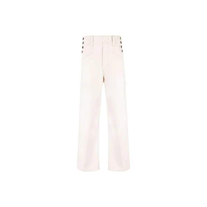 ISABEL MARANT Knitted Sweatpants Women's White-0