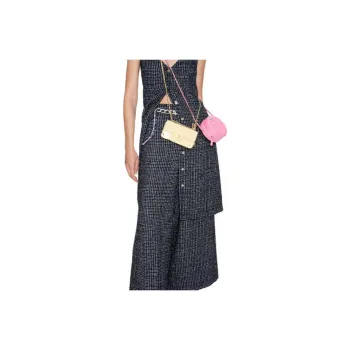 CHANEL Casual Pants Women's Black