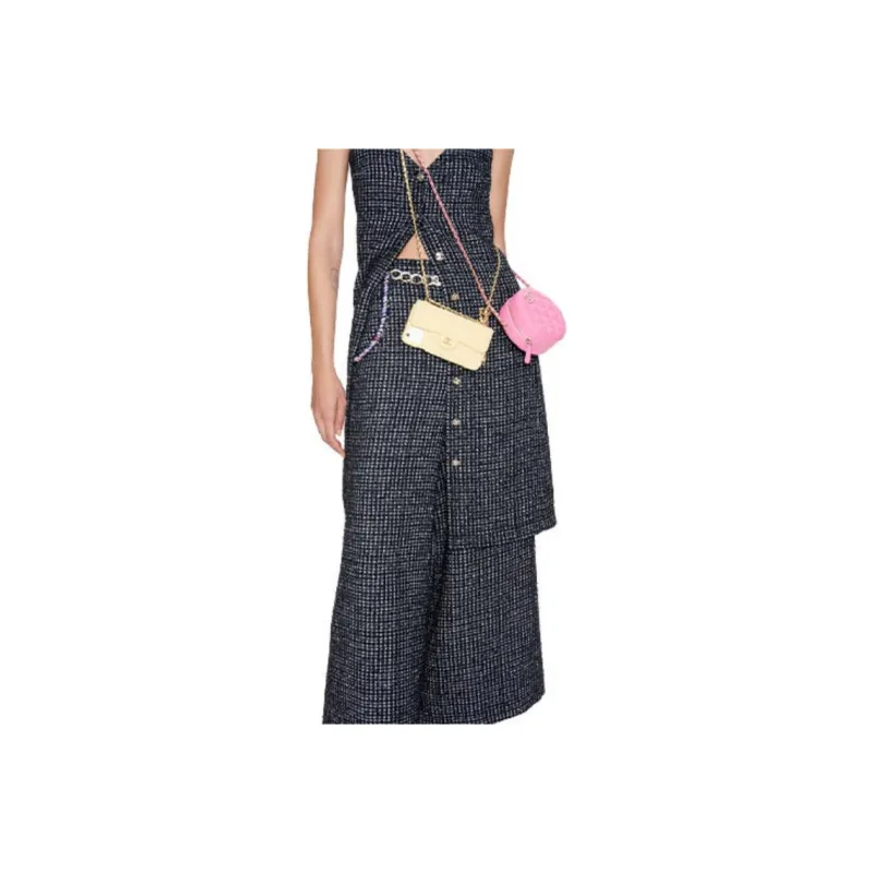 CHANEL Casual Pants Women's Black-0